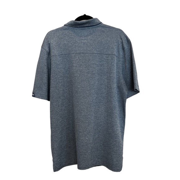 Oakley Polo Shirt Mens Size XL Ensign Blue Light Heather Golf Shirt - Picture 2 of 12